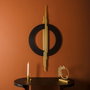 Wallity APT755LSAA Accesorio de Pared de Metal Decorativo Dorado y Negro
